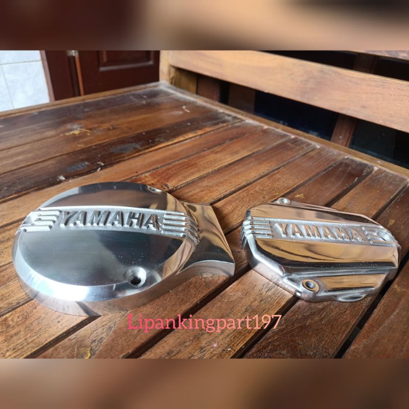 COVER TUTUP BAK MESIN RX KING MASTER DENGAN TULISAN YAMAHA TIMBUL