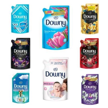 ^ KYRA ^ Downy Premium Parfum Pelembut dan Pewangi Pakaian Konsentrat Deterjen Pouch Refill - Netto 650 ml