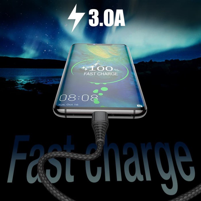 VEGER Kabel Data Micro VG30 QC 3.0 Fast Charging 30 CM ORIGINAL