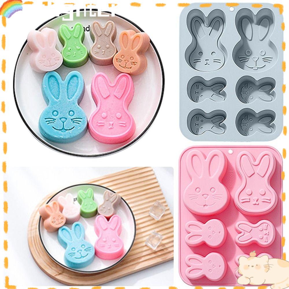 Solighter Cetakan Silikon Handmade Dekorasi Liburan Baking Pan Rabbit