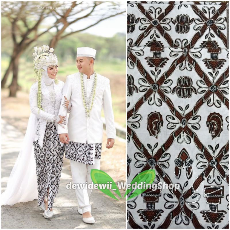 [Sepasang] Jarik Pengantin Prodo - Motif Sido Mulyo || Instan &amp; Lembaran