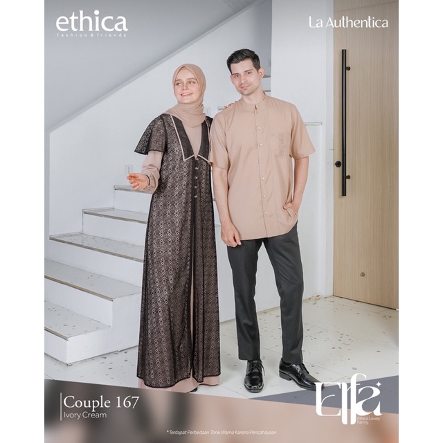 READY GAMIS ETHICA ELFA COUPLE 167 ( IVORY CREAM )