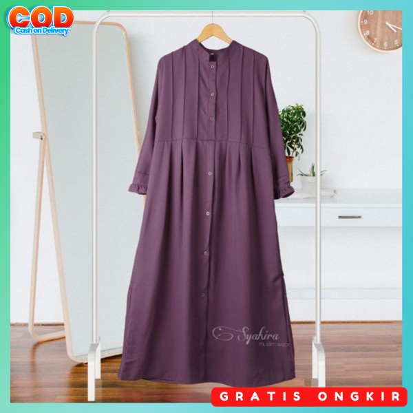 Gmis Muslimah Baju Syari Wnta Baju Gamis 2023 Drees Sari Wnta Deres Sarii Branded Buju Sari Ibu Ibu 