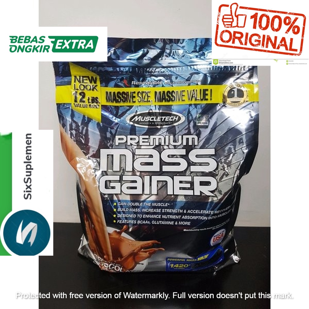 (Bonus Sample/Shaker) Premium Mass Gainer 2 Lbs