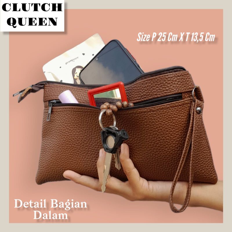 Clutch Queen 2 Ruang Serbaguna