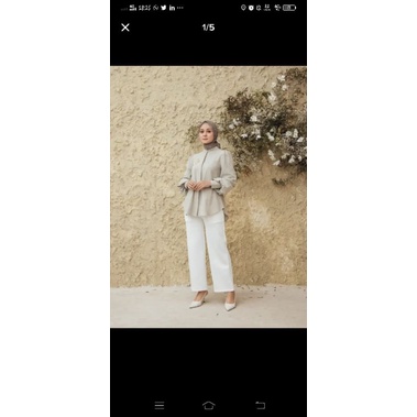 ashley blouse ash grey wearing klamby