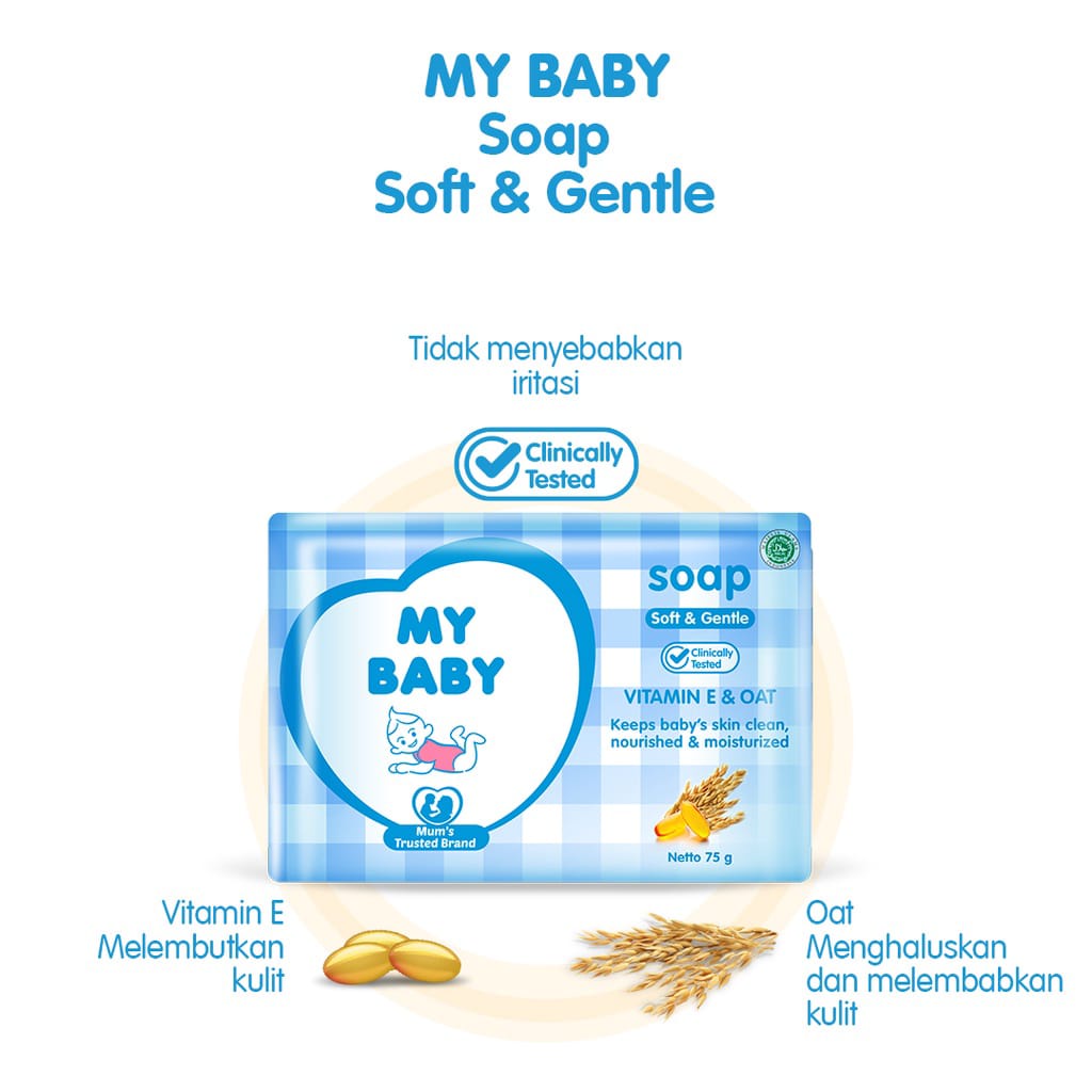MY BABY SOAP SABUN BATANG 60g ARJUNA