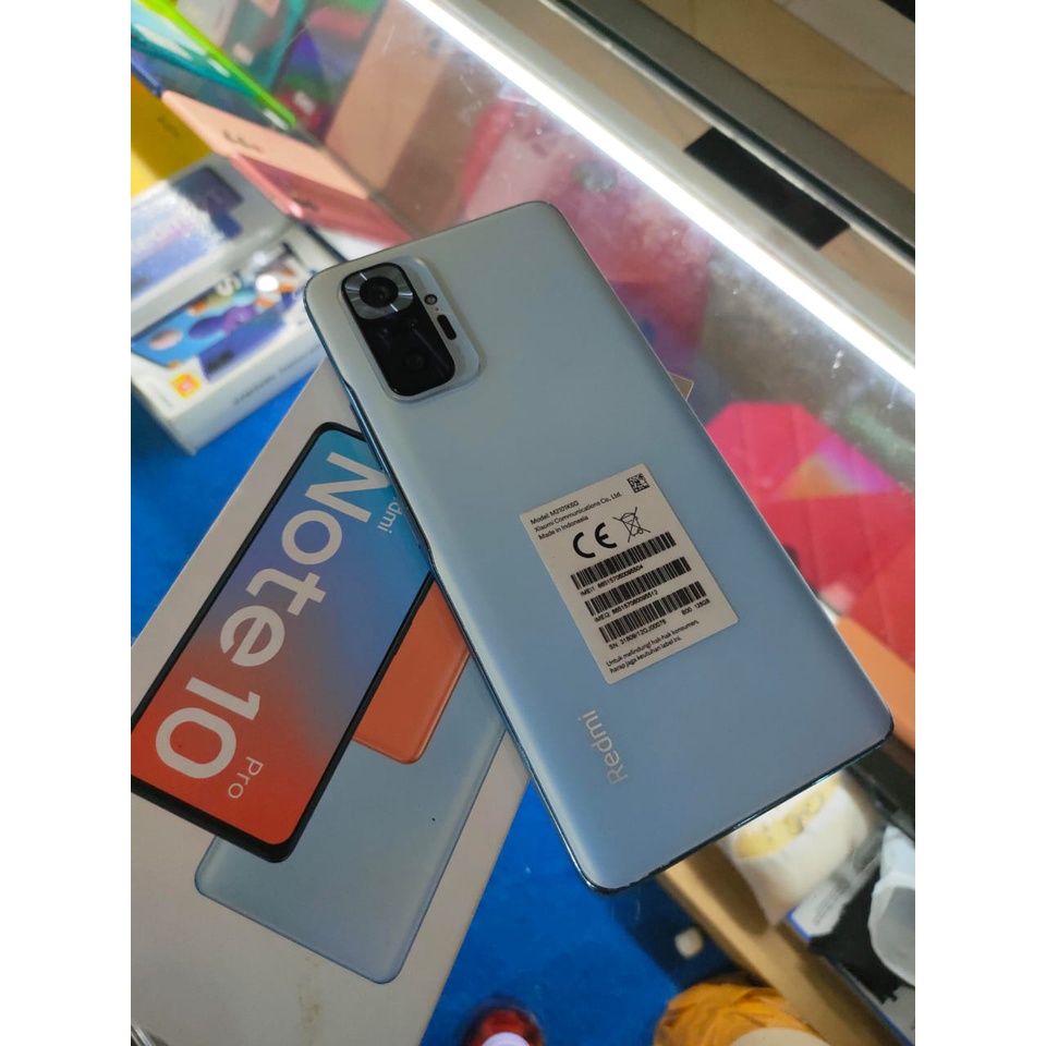 Redmi Note 10 Pro 8/128GB SECOND/SEKEN FULL SET MULUS SEKALI