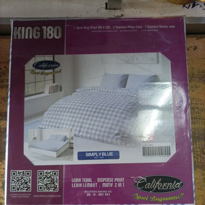 Sprei california 180x200