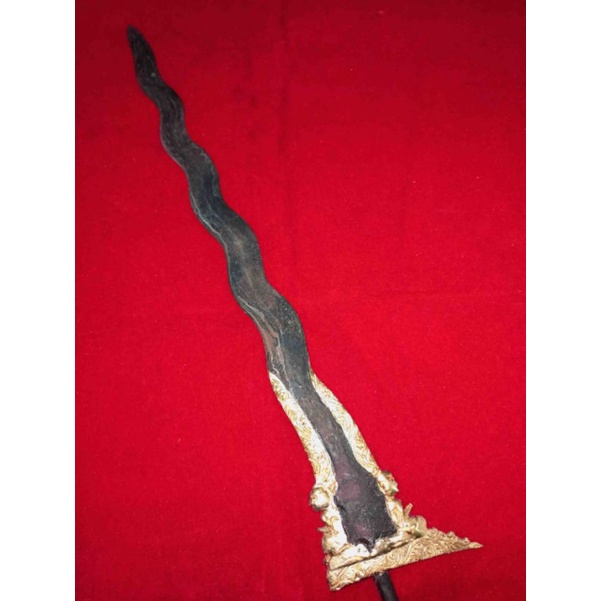 Keris Omyang Jimbe Antik Pamor Sanak Koleksi Kuno Kamardikan