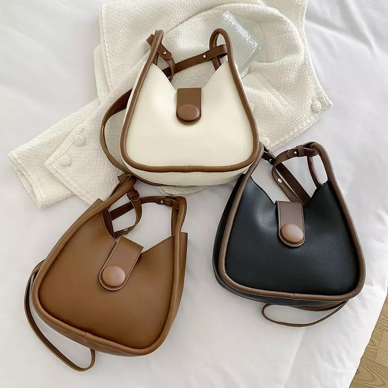 Tas Selempang MARSELLINE Sling Shoulder Bag Wanita Style Korea Lady Vintage Fashionable Premium High Quality Leather