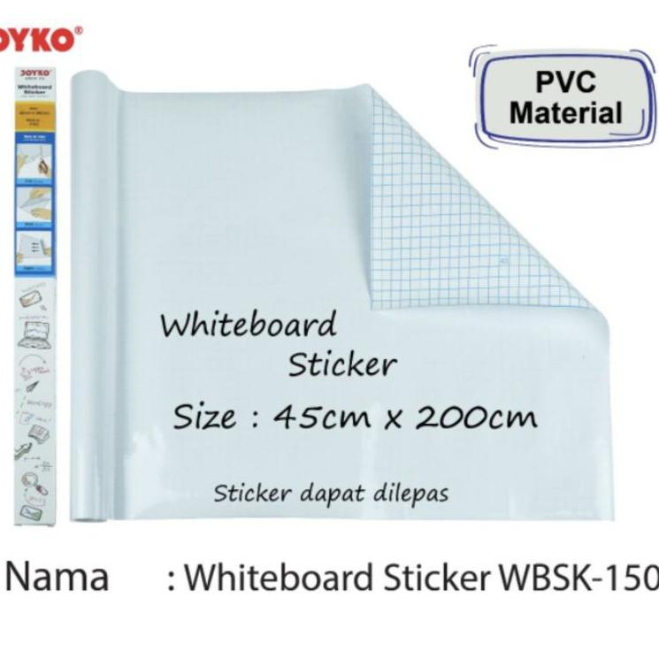 

Pencarian Populer Stiker Papan Tulis Putih Whiteboard Sticker Joyko WBSK-150