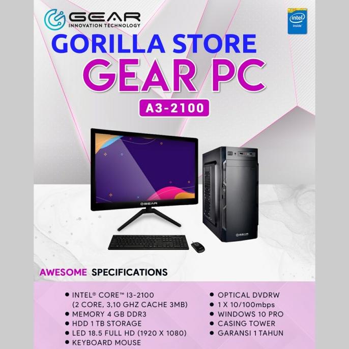 PC CLIENT GEAR PC A3-2100