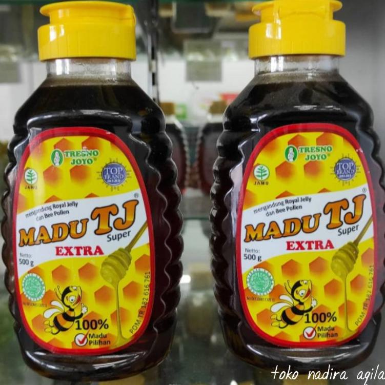 

codeF0r5Q Madu tj ektra super 500 gram (dilengkapi dengan beepolen & royal jelly) || Madu tj || madu Original 100%