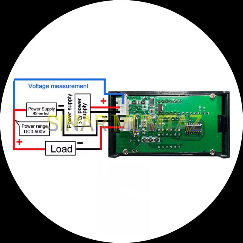 Voltamper +watt Dc 500v (10A)