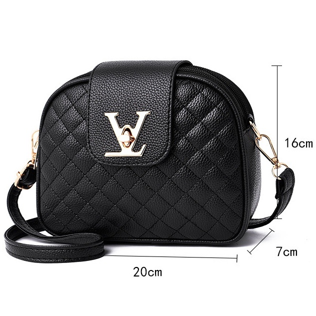 TAS SELEMPANG WANITA KOREA KULIT HITAM PANARTA TA732B5 IMPORT SLING BAG REMAJA KEKINIAN BRANDED BATAM PREMIUM SIMPLE LUCU FASHION CEWEK MURAH