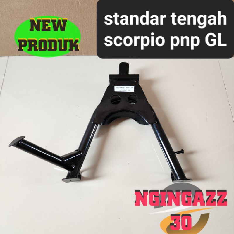 standar tengah scorpio pnp gl cb tiger warna hitam