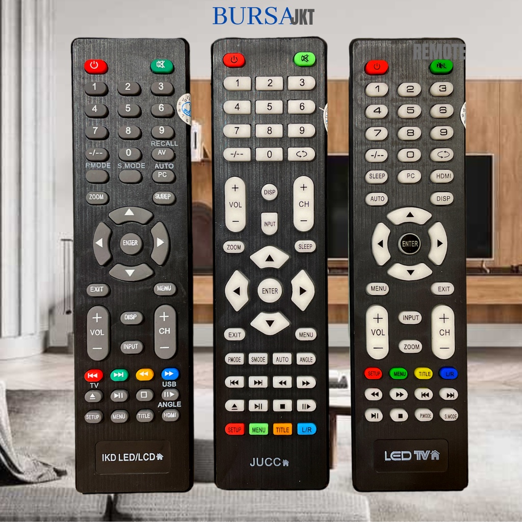 REMOTE JUC TV LED UNIVERSAL LANGSUNG PAKAI