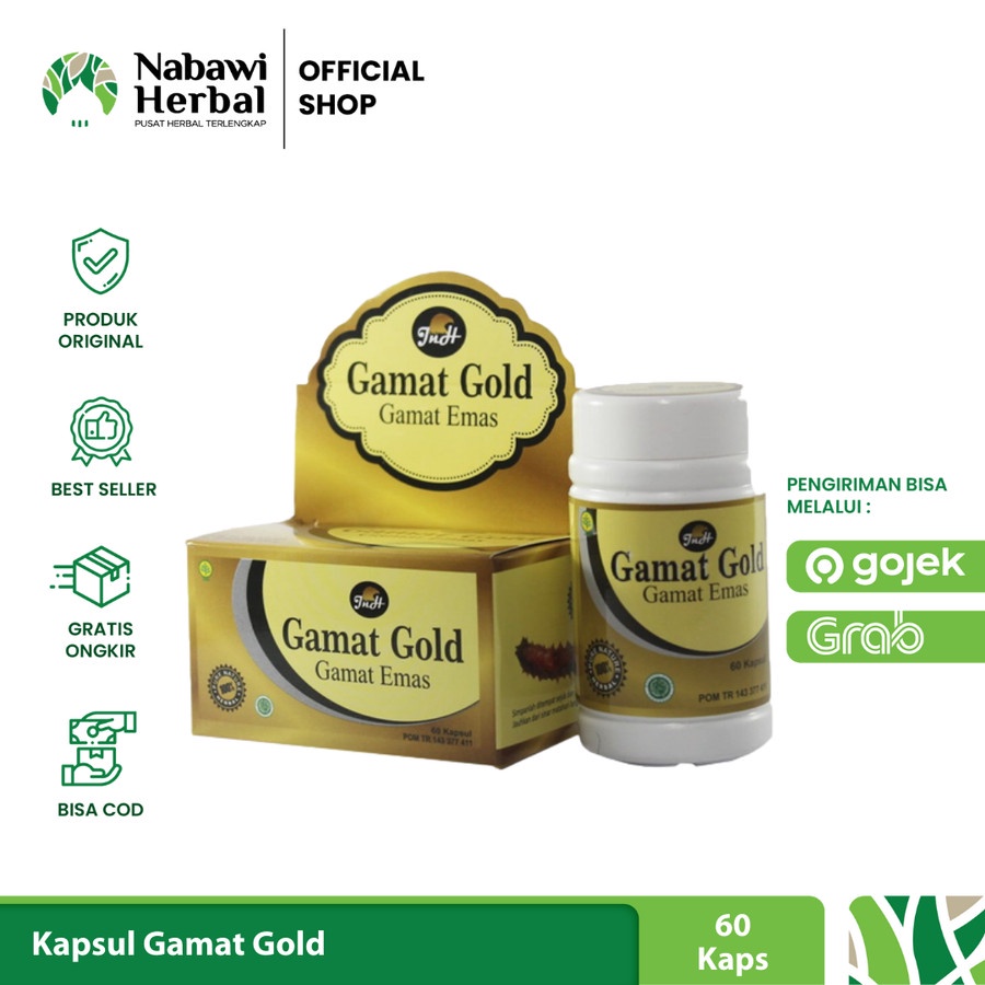 JNH - Gamat Gold Kuning Isi 60 Kapsul