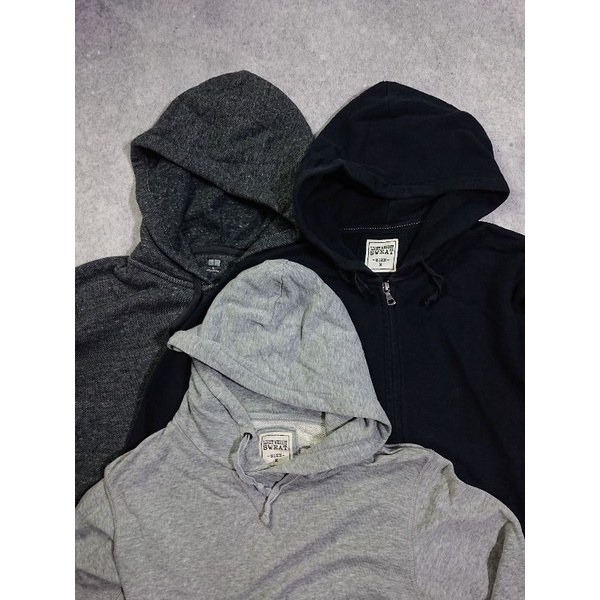 ZIP HOODIE UNIQLO | ZIP HOODIE BASIC | HOODIE UNIQLO | HOODIE BASIC / ZIP HOODIE SECOND / HOODIE SEC