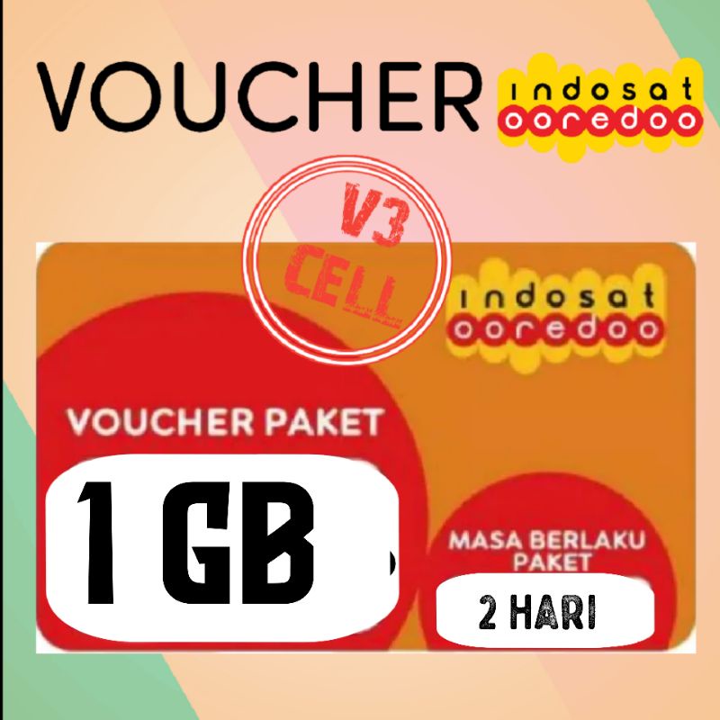 Voucher Indosat 1 GB 2 Hari