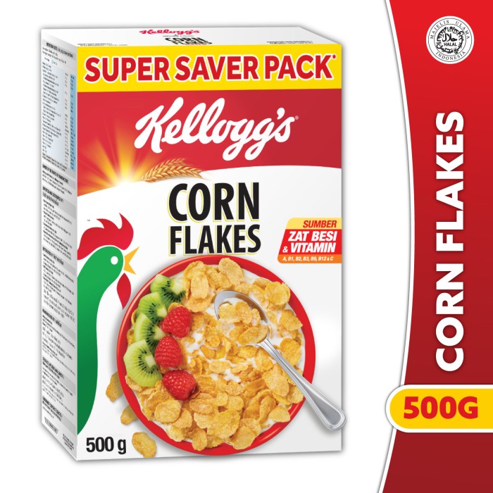 

[BISA COD] Kelloggs Corn Flakes Sereal 500g