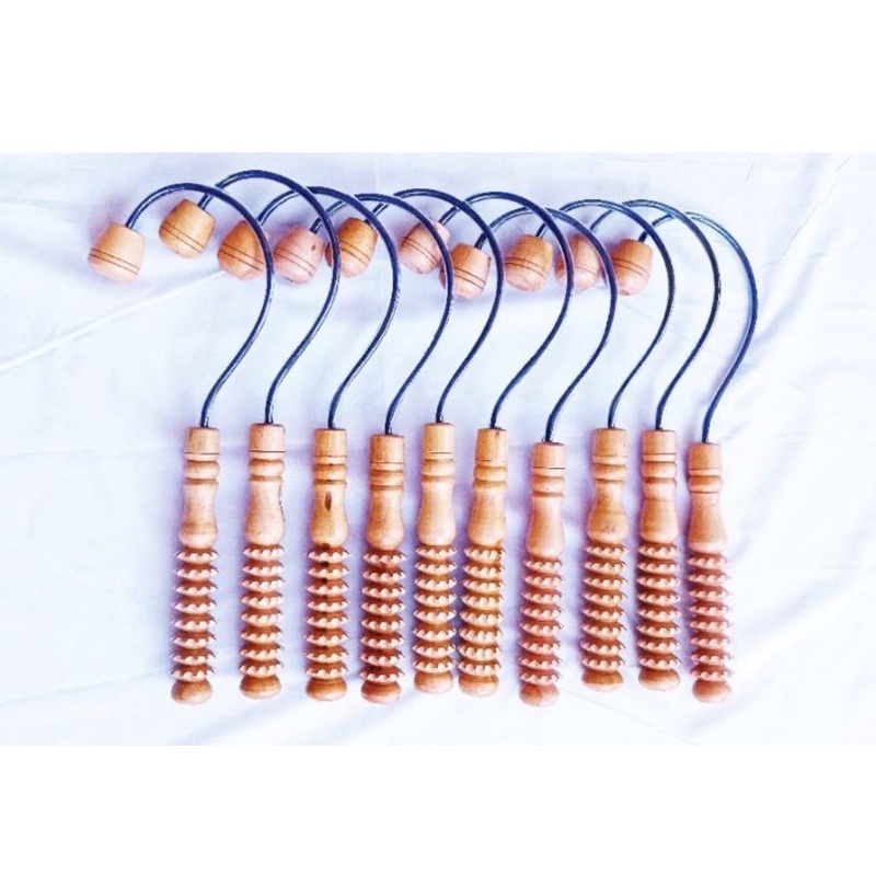 Ready Gantol Pijat Gerigi / Alat Pijat Tradisional Kayu