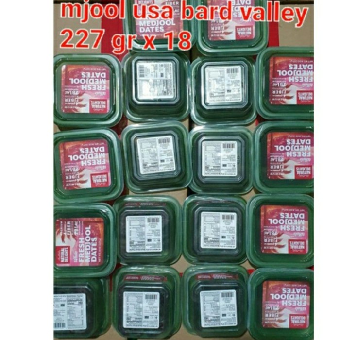 

kurma medjoel bard valley usa kemasan 227 gr x 18 pc