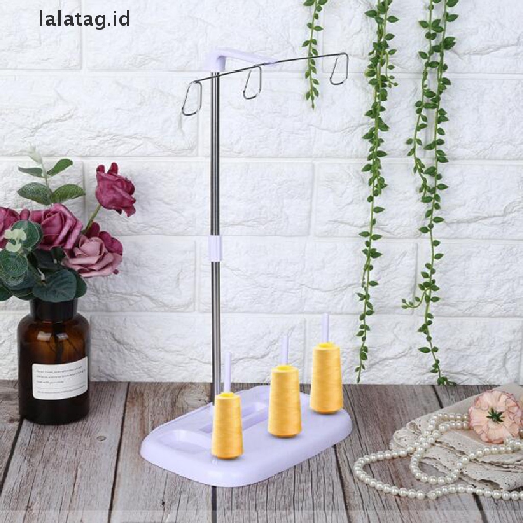 [lalatag] Dudukan Spul Benang/Kapas Three Cone Holder Stand Untuk Digunakan Dengan Mesin Jahit [ID]