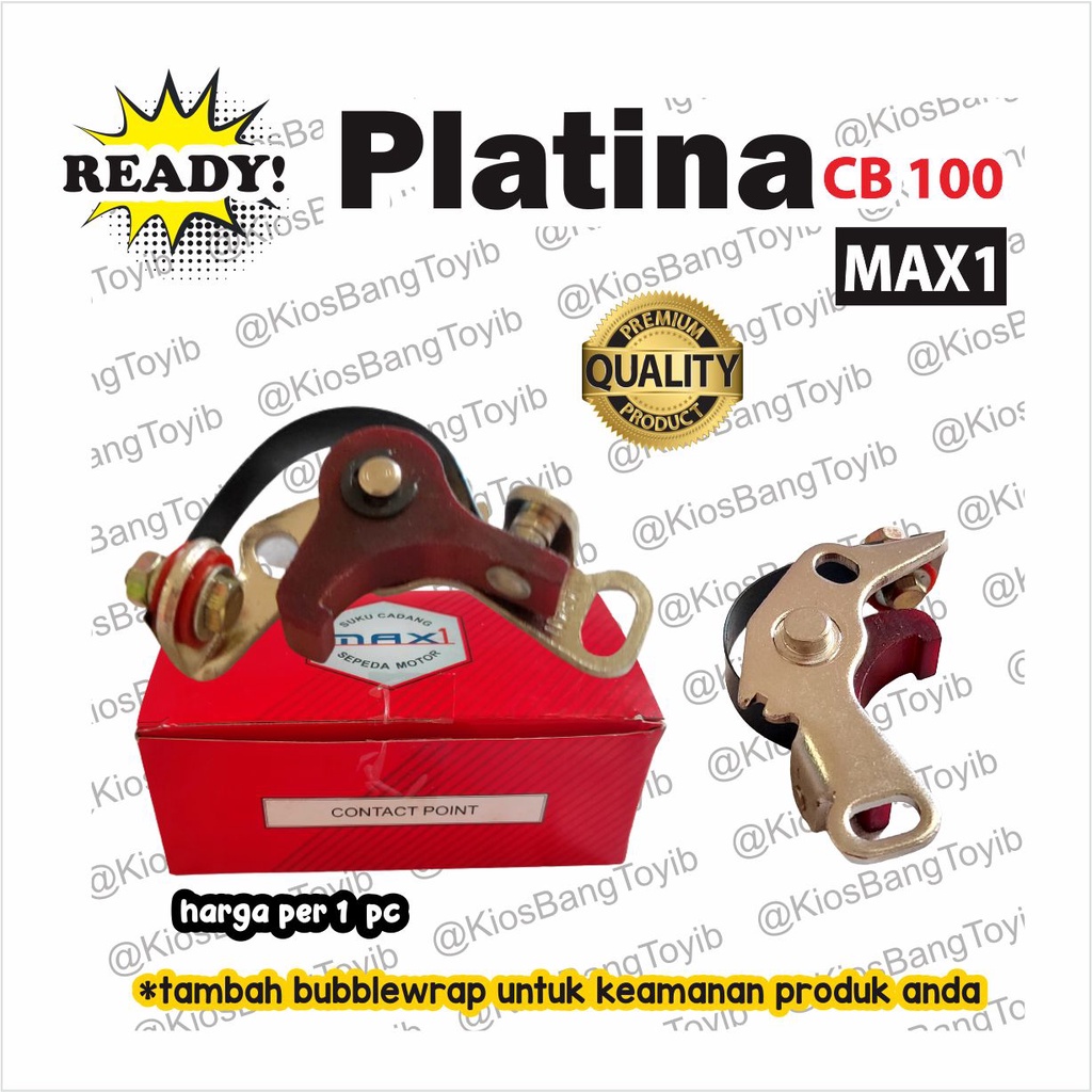 Platina Breaker Point Kontak Pemutus CB100 CB125 GL100 GL125 (MAX1)