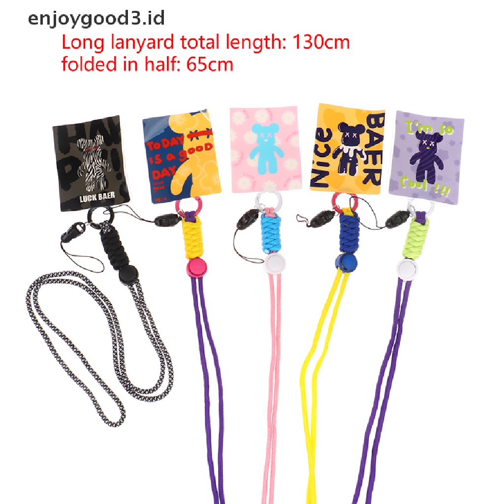 [Rready Stock] Detachable Adjustable Kalung Lanyard Ponsel Patch Gantung Cord Tali Strap (ID)