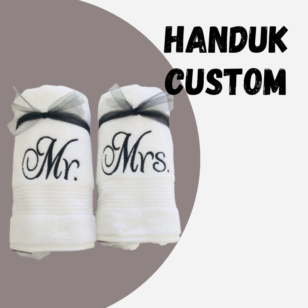 Handuk Custom,Handuk Bordir,Souvenir Handuk