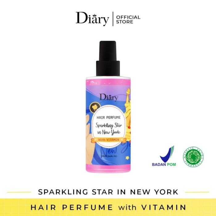 PARFUM RAMBUT DIARY HAIR PERFUME WITH VITAMIN 100ML VITAMIN HAIR SPRING
