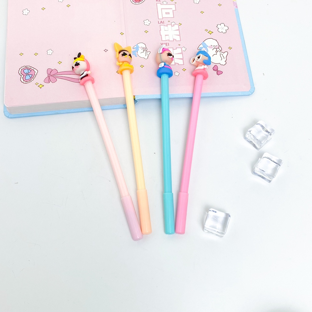 

PEN GEL LOL / PENA GEL TINTA HITAM KARAKTER LIL OUTRAGEOUS LITTLES LOL SURPRISE GIRL DOLL WARNA SOFT