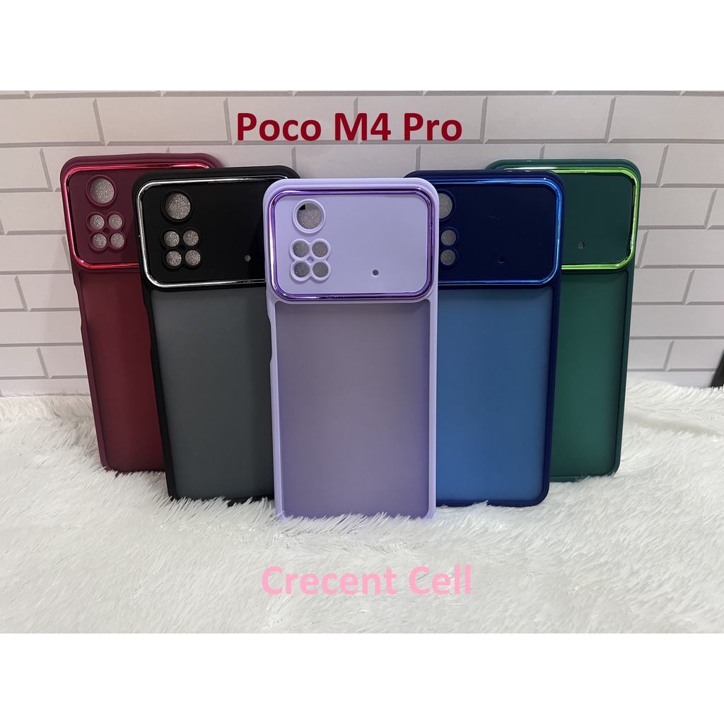 Hard Case Frosted Semi Transparant Silikon Redmi A1 / Redmi A2 Redmi 12C Redmi 10 Redmi 10C / Poco C40 Redmi 10A / Redmi 9C Poco M3 Pro / Redmi Note 10 5G Poco M4 Pro Poco X3 NFC / Poco X3 Pro Poco X3 GT Full Frame Camera Protect