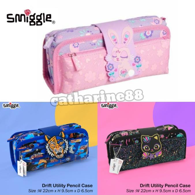 

Tempat Pensil Smiggle Lipat Bunny Tiger Cat Mermaid Game Over Animal