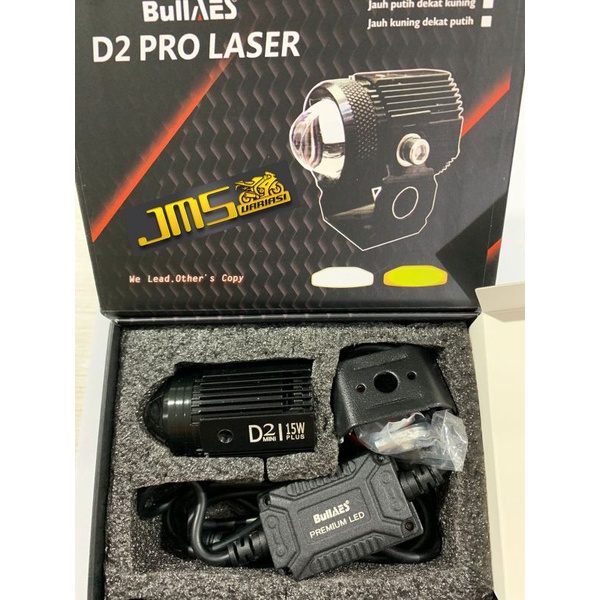 lampu tembak D2 laser mini driving bull aes universal nmax aerox pcx beat Vario Mio cb Vixion R15 ninja