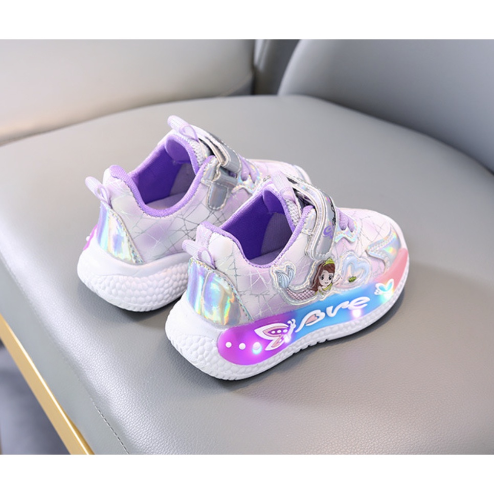 babyfit SOFEYA sepatu lampu LED sneakers anak perempuan import sepatu sekolah casual gs-0515r