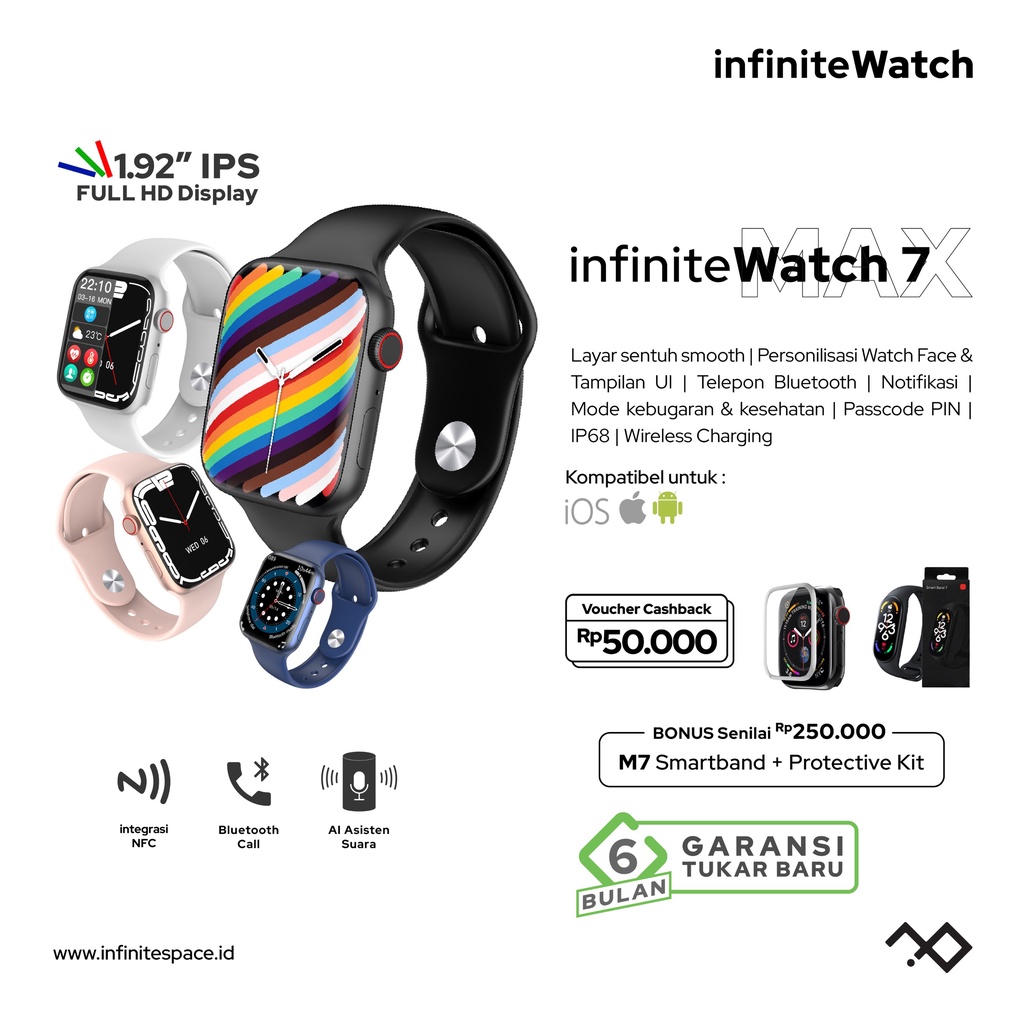 infiniteWatch 7 Max with 1.92" Infinity Display