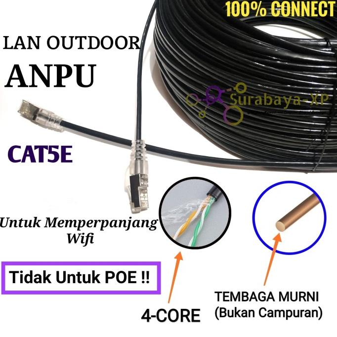 Kabel LAN Outdoor 120 Meter CAT5E Tembaga Murni 120 M 120M UTP STP FTP