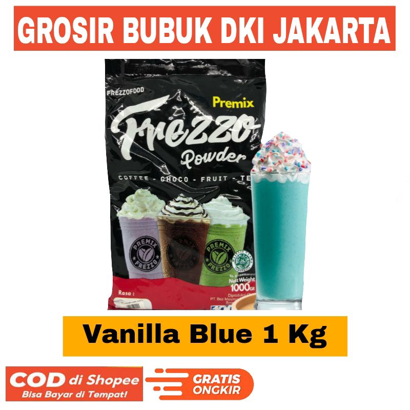 

Frezzo Vanilla Blue 1Kg Bubuk Minuman Es Pinggir Jalan Powder Drink