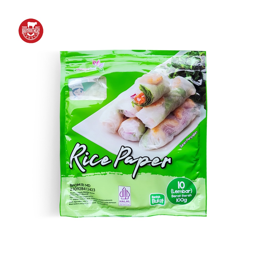 Java Super Food, Rice Paper