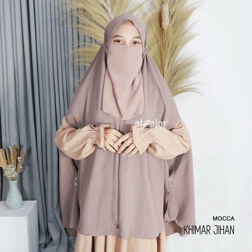 Khimar Crinkle Premium Jihan by Alfajar