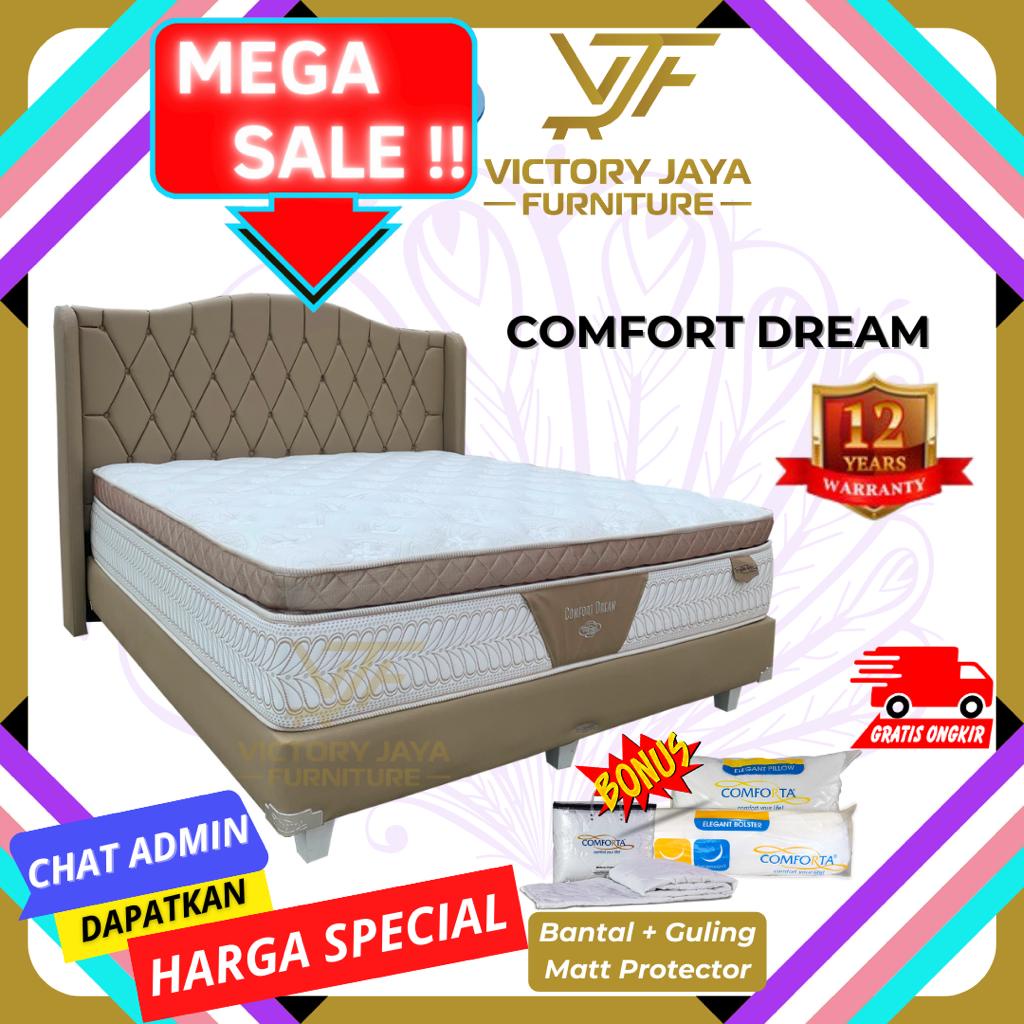 Kasur Spring Bed Comforta New Comfort Dream (Full Set) Uk 180x200