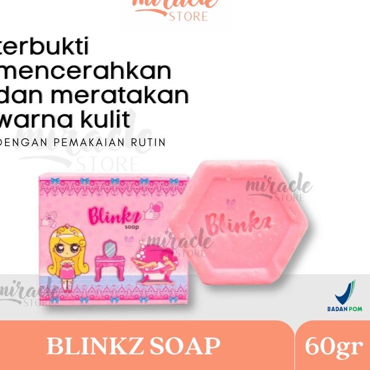 Free Ongkir/ READY BLINKZ SOAP SABUN PEMUTIH BPOM BY BLINKZ BEAUTY BLINK SABUN PENCERAH KULIT BPOM S