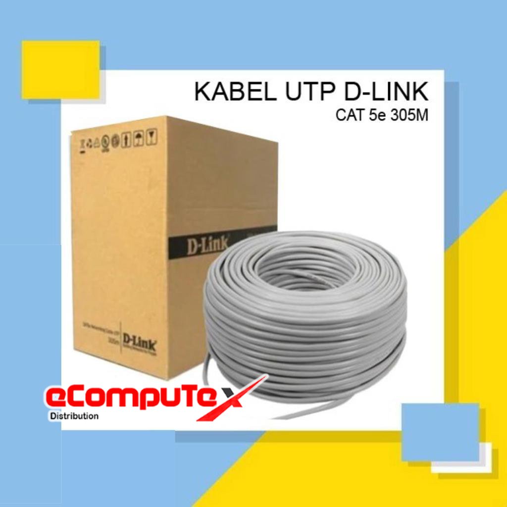 KABEL LAN UTP DLINK CAT 5 ROLL 305M CAT5 D-LINK