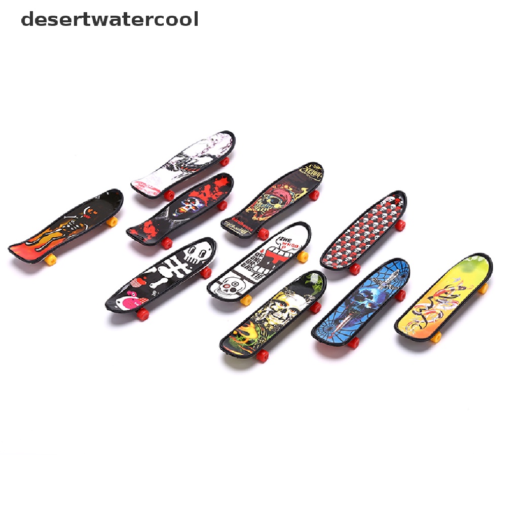 Deid Mainan Mini Skate Jari Skateboard Fingerboard Novelty Bahan Plastik Untuk Hadiah Anak Laki-Laki Martijn