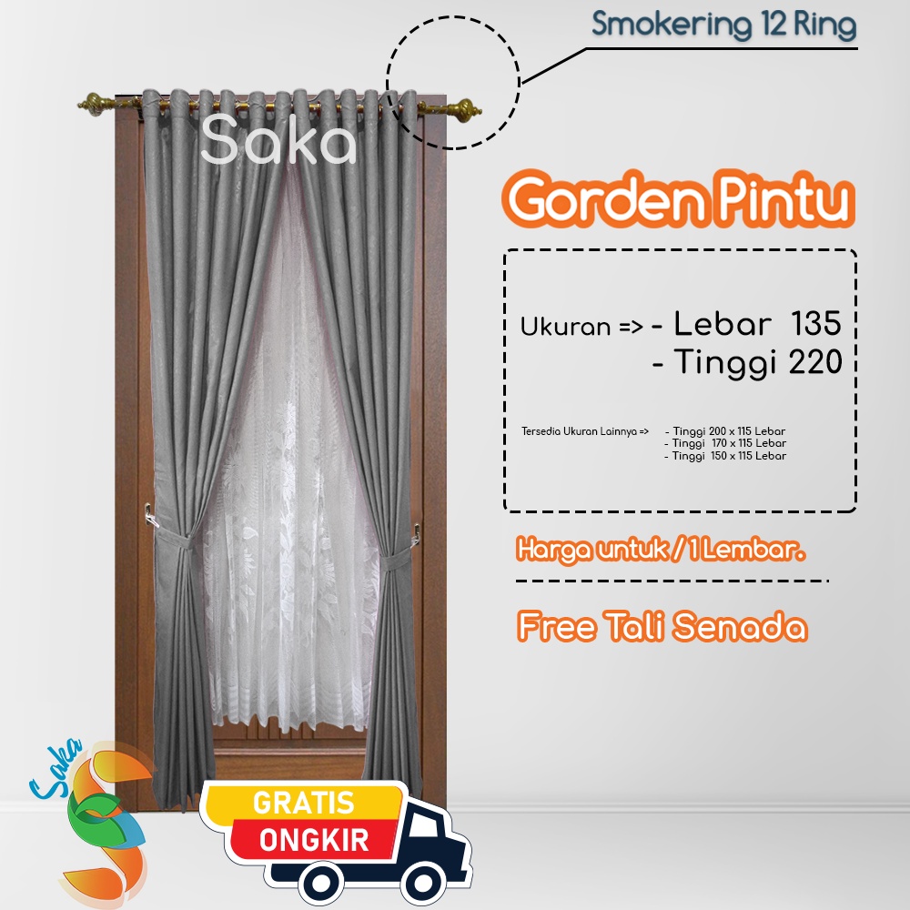 GORDEN POLOS EMBOS PINTU JENDELA MODEL SMOKERING 12 LUBANG MURAH/HORDENG MINIMALIS