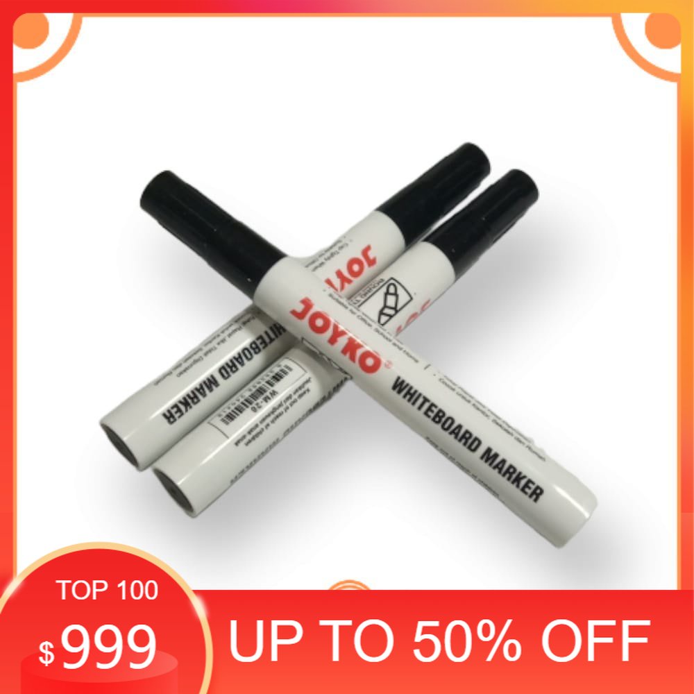 

WhiteBoard Marker Spidol Joyko WM-28 HITAM (PCS)