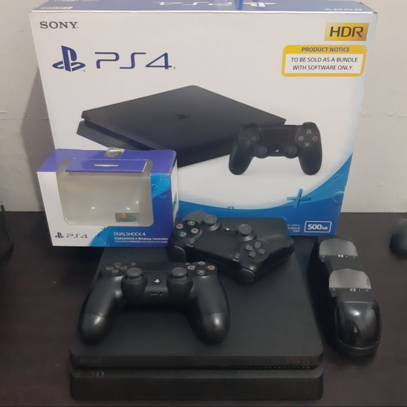 PS4 slim 500GB ORI second  (include 1 joystick) + 1 joystick original